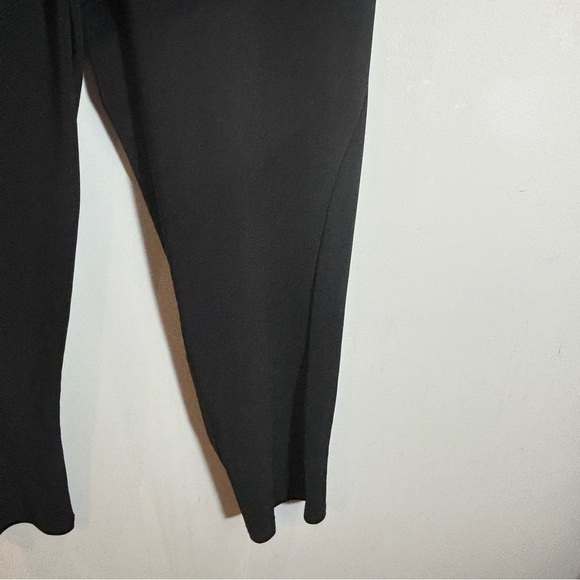 JOSEPH RIBKOFF Sz 8 Cross Over Square Buckle Belt Tapered Leg Slinky Pants - Picture 3 of 8